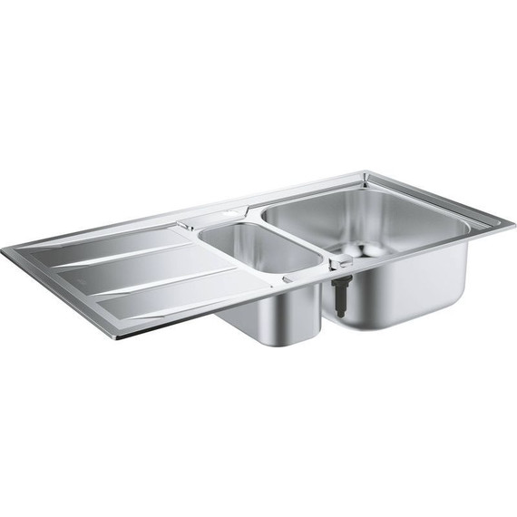Кухонная мойка Grohe K400 60-S 97/50 1.5 31567SD0, нержавеющая сталь фото 