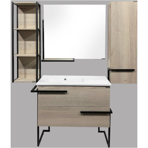 Шкаф подвесной Comforty Дюссельдорф 35 см, дуб дымчатый - 4 Шкаф подвесной Comforty Дюссельдорф 35 см, дуб дымчатый фото 4