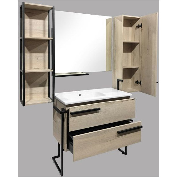 Шкаф подвесной Comforty Дюссельдорф 35M см, дуб дымчатый - 5 Шкаф подвесной Comforty Дюссельдорф 35M см, дуб дымчатый фото 5