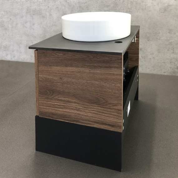 Тумба подвесная с раковиной Comforty Штутгарт 60 см (раковина 9111), дуб тёмно-коричневый - 9 Тумба подвесная с раковиной Comforty Штутгарт 60 см (раковина 9111), дуб тёмно-коричневый фото 9