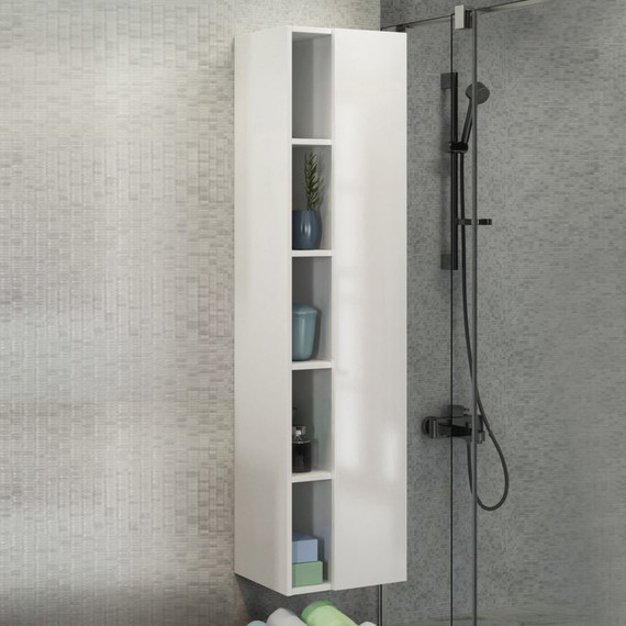 Пенал подвесной Comforty Милан 40 см, белый - 6 Пенал подвесной Comforty Милан 40 см, белый фото 6