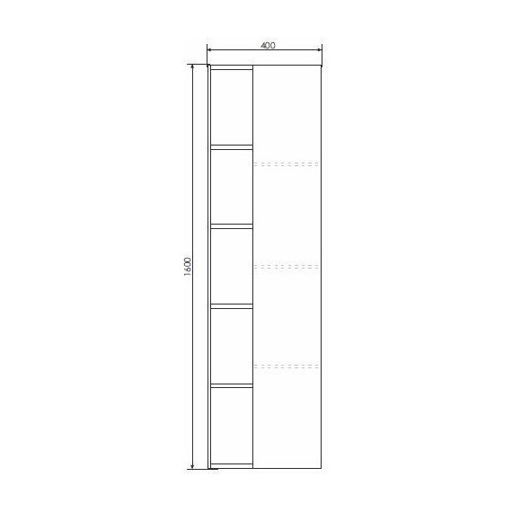 Пенал подвесной Comforty Милан 40 см, белый - 9 Пенал подвесной Comforty Милан 40 см, белый фото 9