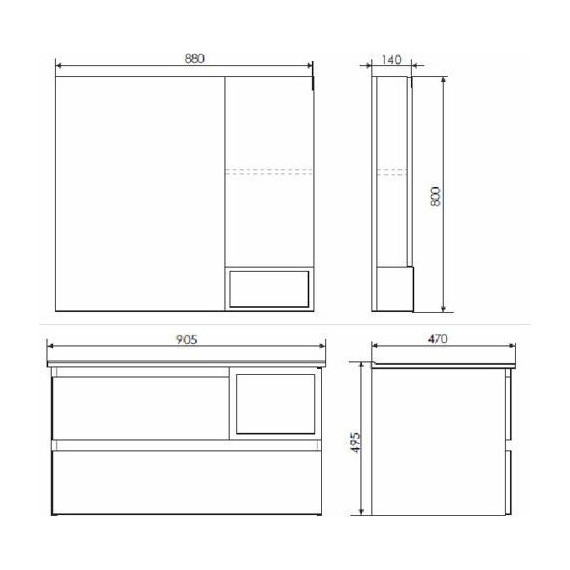 Тумба подвесная с раковиной Comforty Турин 90L см, дуб бежевый фото 13