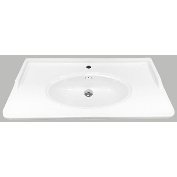 Тумба подвесная с раковиной Comforty Феррара 80 см, белый фото 4