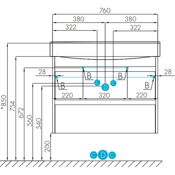 Тумба подвесная с раковиной Акватон Нортон 80 см 1A2489K0NT010, белый/дуб эндгрейн - 13 Тумба подвесная с раковиной Акватон Нортон 80 см 1A2489K0NT010, белый/дуб эндгрейн фото 13