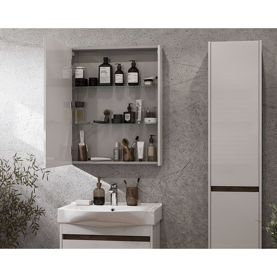 Зеркало-шкаф Акватон Нортон 65 см 1A249102NT010, белый - 7 Зеркало-шкаф Акватон Нортон 65 см 1A249102NT010, белый фото 7