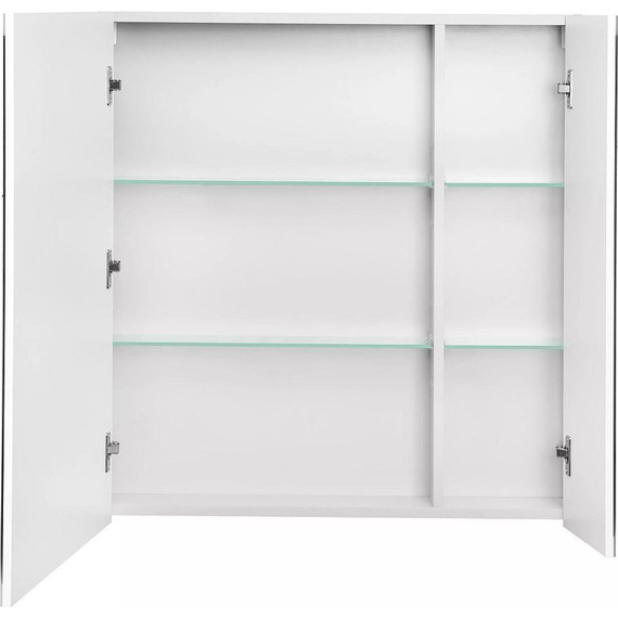 Зеркало-шкаф Акватон Нортон 80 см 1A249202NT010, белый - 4 Зеркало-шкаф Акватон Нортон 80 см 1A249202NT010, белый фото 4