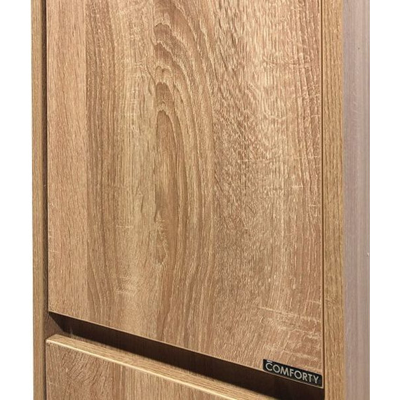 Пенал подвесной Comforty Тромсе 35 см, дуб сонома - 7 Пенал подвесной Comforty Тромсе 35 см, дуб сонома фото 7