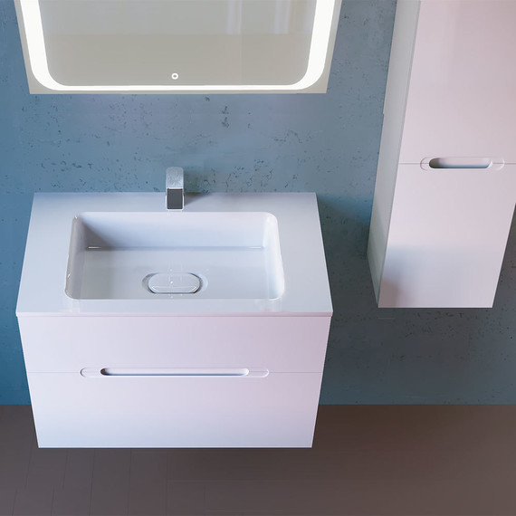 Зеркало Jorno Modul 80 см Mоl.02.77/W фото 3