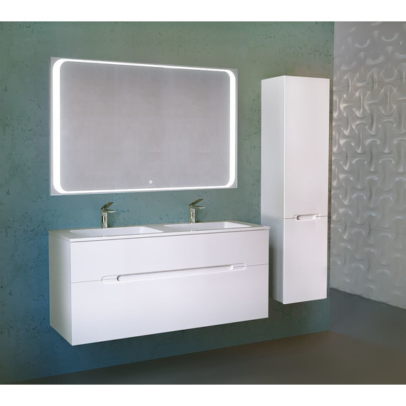 Зеркало Jorno Modul 120 см Mоl.02.120/W - 2 Зеркало Jorno Modul 120 см Mоl.02.120/W фото 2