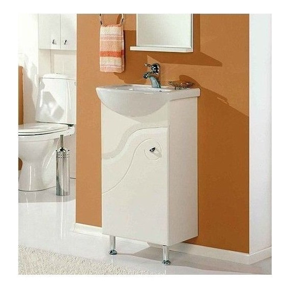 Тумба напольная с раковиной Акватон КОЛИБРИ 45 см L 1A0652K1KO01L, белый - 4 Тумба напольная с раковиной Акватон КОЛИБРИ 45 см L 1A0652K1KO01L, белый фото 4