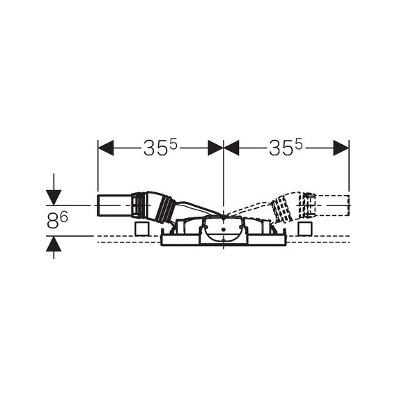 Инсталляция для трапа Geberit Duofix 111.591.00.1 H50хD50 фото 4