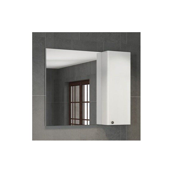 Зеркало-шкаф Comforty Амстердам 95 см, белый фото 