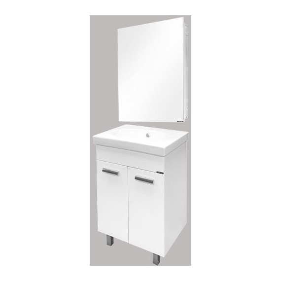 Зеркало-шкаф Comforty Диана 60 см, белый фото 3