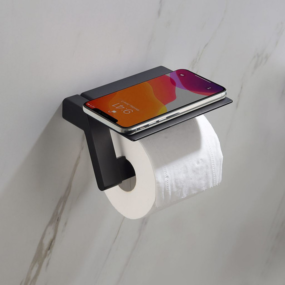 Держатель для туалетной бумаги Timo Selene 14043/03, черный фото 2