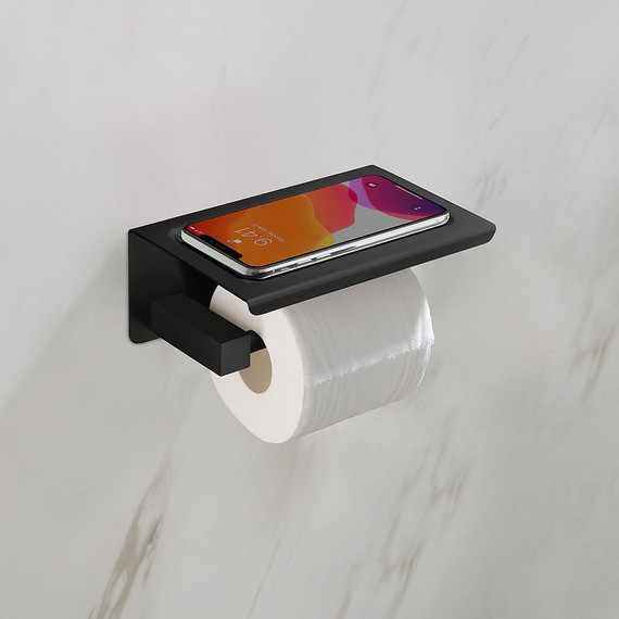 Держатель для туалетной бумаги Timo Selene 14044/03, черный фото 2