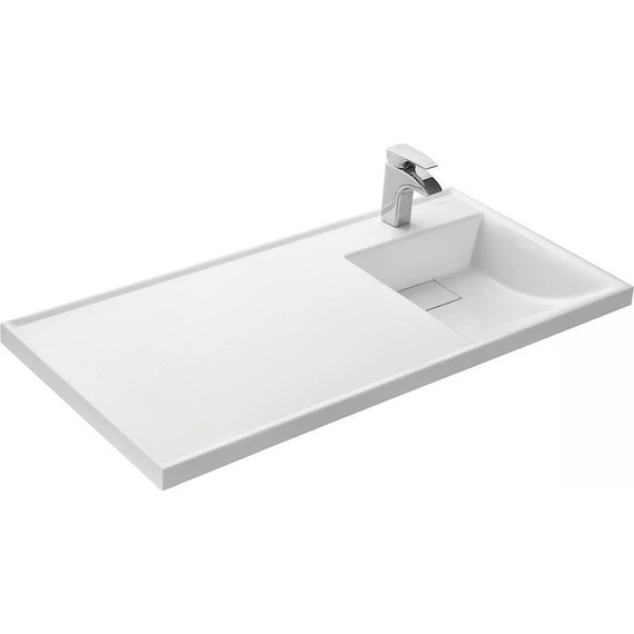 Раковина над стиральной машиной Акватон Лондри 105 см 1A72223KLH010 (раковина справа) фото 3