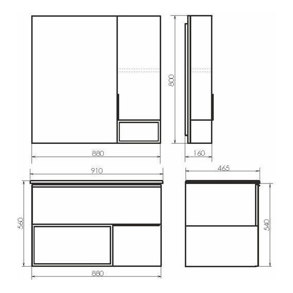 Зеркало-шкаф Comforty Франкфурт 90 см, дуб шоколадно-коричневый - 9 Зеркало-шкаф Comforty Франкфурт 90 см, дуб шоколадно-коричневый фото 9