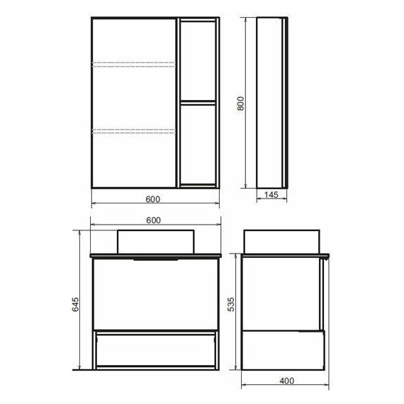 Зеркало-шкаф Comforty Штутгарт 60 см, дуб тёмно-коричневый - 9 Зеркало-шкаф Comforty Штутгарт 60 см, дуб тёмно-коричневый фото 9