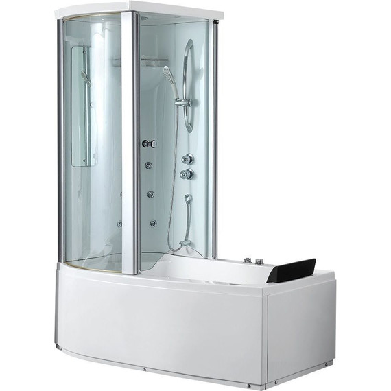 Ванна гидромассажная с душевой кабиной Gemy G8040 B 170x85 см L фото 