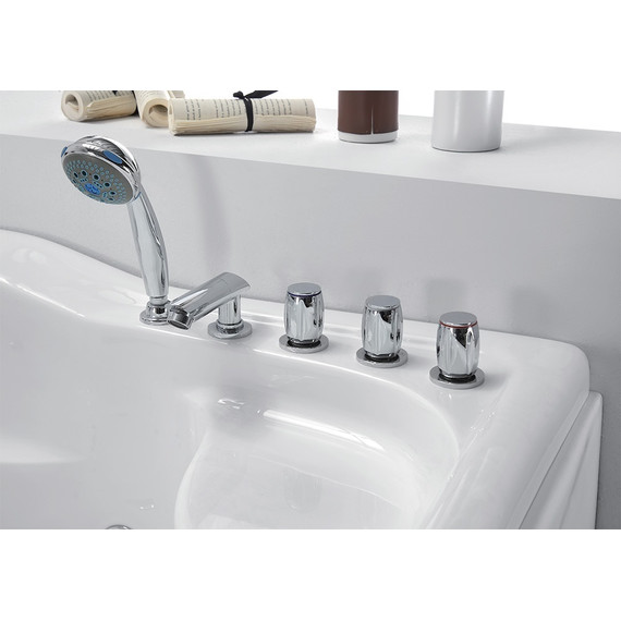 Ванна гидромассажная Gemy G9083 B 180x121 см L фото 4