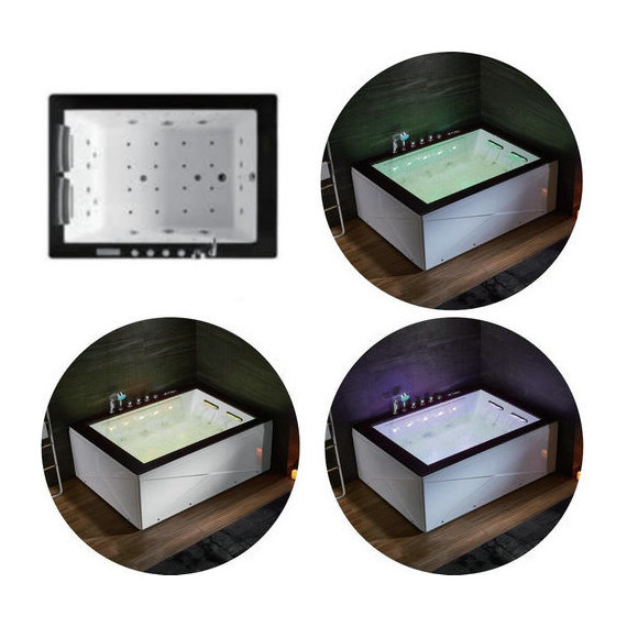 Ванна гидромассажная Gemy G9259 180x130 см фото 3