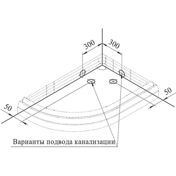 Поддон акриловый Радомир Соул 3 120х80 см L - 4 Поддон акриловый Радомир Соул 3 120х80 см L фото 4