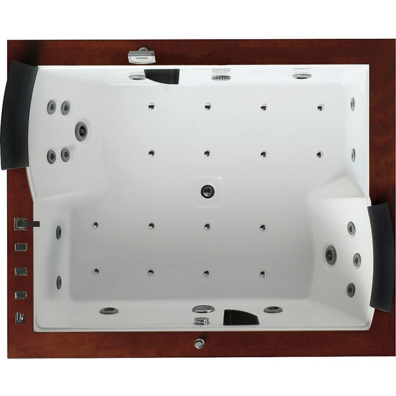 Ванна гидромассажная Gemy G9052 II K 186x151 см L фото 2