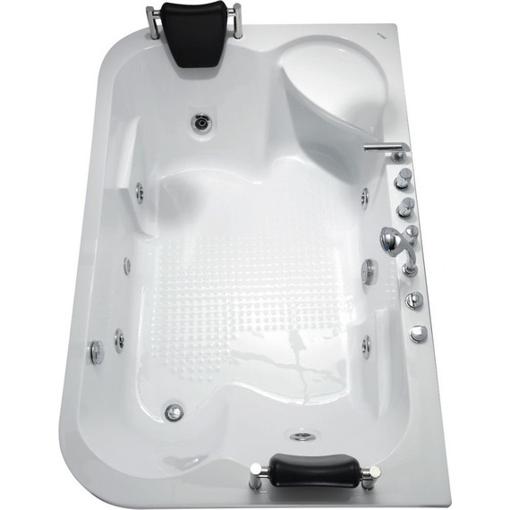 Ванна гидромассажная Gemy G9085 B 180x116 см L фото 4