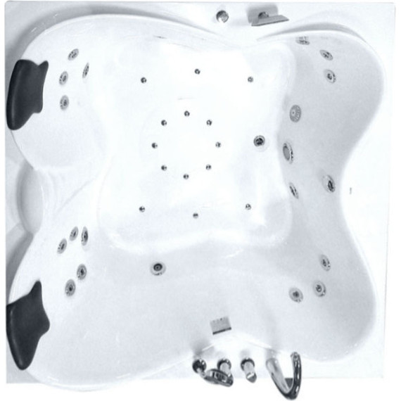 Ванна гидромассажная Gemy G9089 K 187x187 см L фото 2