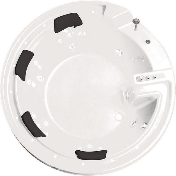 Ванна гидромассажная Gemy G9090 B 190x190 см фото 3