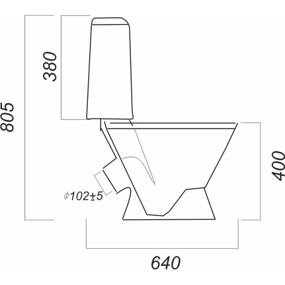 Унитаз-компакт Sanita Кама комфорт WC.CC/Kama/2-TM/WHT.G/S1 с крышкой фото 4