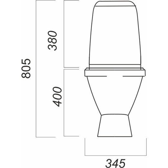 Унитаз-компакт Sanita Кама комфорт WC.CC/Kama/2-TM/WHT.G/S1 с крышкой фото 5
