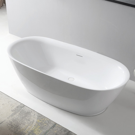 Ванна отдельностоящая Abber AB9205 180x84 см фото 