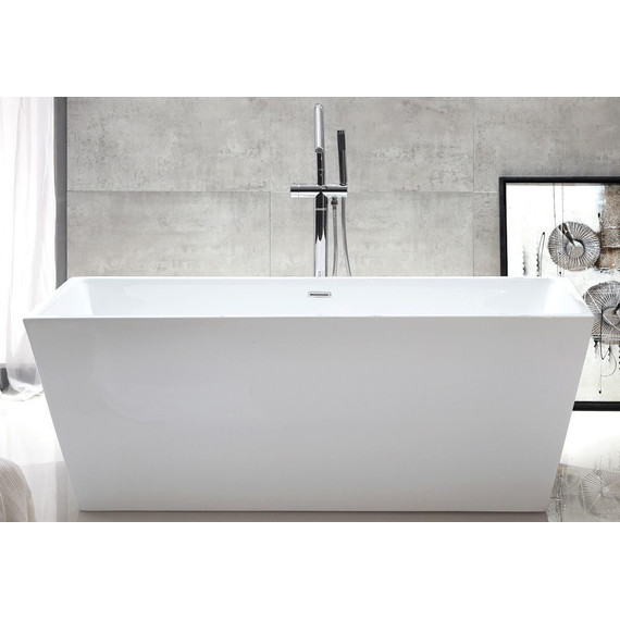 Ванна отдельностоящая Abber AB9224-1.5 150x80 см, Размер - мм: 1500х800 фото 