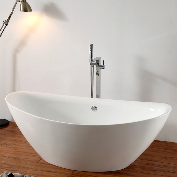 Ванна отдельностоящая Abber AB9248 180x87 см фото 