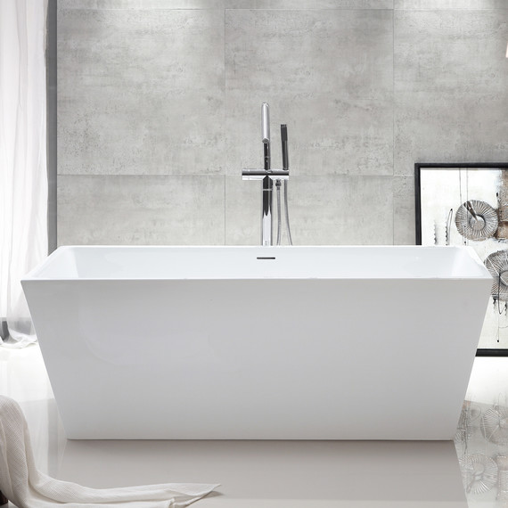 Ванна отдельностоящая Abber AB9224-1.6 160x80 см, Размер - мм: 1600х800 фото 