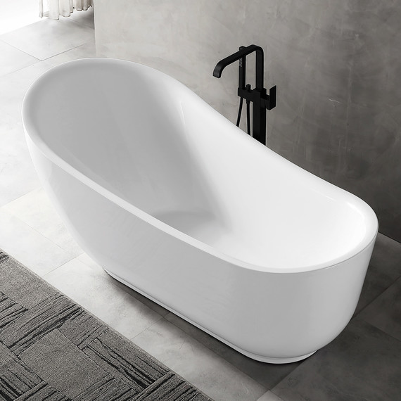 Ванна отдельностоящая Abber AB9288 180x89 см фото 