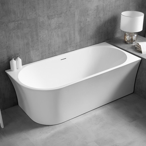 Ванна акриловая Abber AB9257-1.7 R 170x78 см фото 