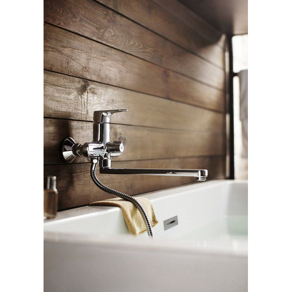 Смеситель для ванны BRAVAT ALFA F6120178CP-01L фото 6