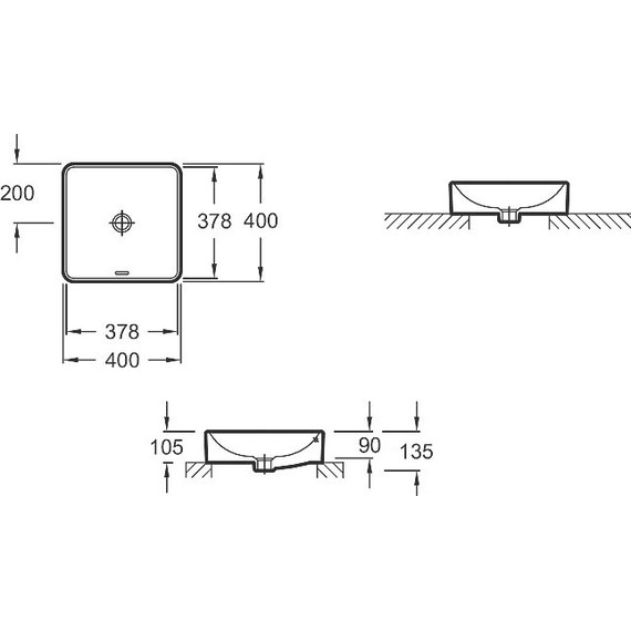 Раковина-чаша Jacob Delafon Vox 40 см EVG102-00 фото 6