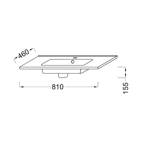 Раковина мебельная Jacob Delafon Ola 81 см EXT112-00 фото 4