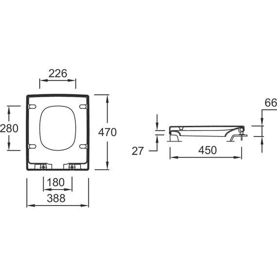 Сиденье с крышкой для унитаза Jacob Delafon Terrace микролифт E70019-00 фото 2