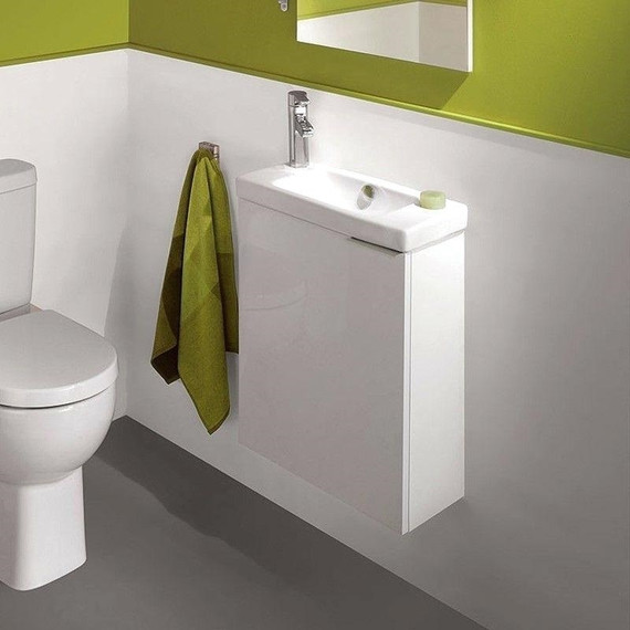 Тумба подвесная с раковиной Jacob Delafon Odeon Up 48 см EB863RU-J5, белый фото 5