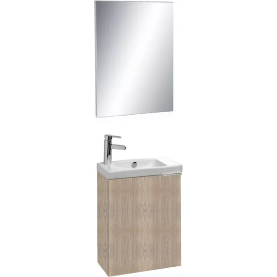 Тумба подвесная с раковиной Jacob Delafon Odeon Up 48 см EB863RU-E5, светлый дуб фото 3