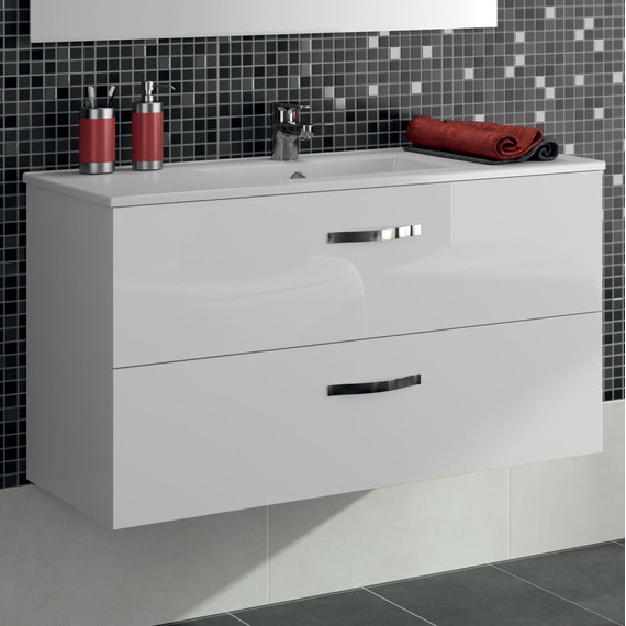 Тумба подвесная с раковиной Jacob Delafon Ola 100 см EB392RU-J5, белый фото 5