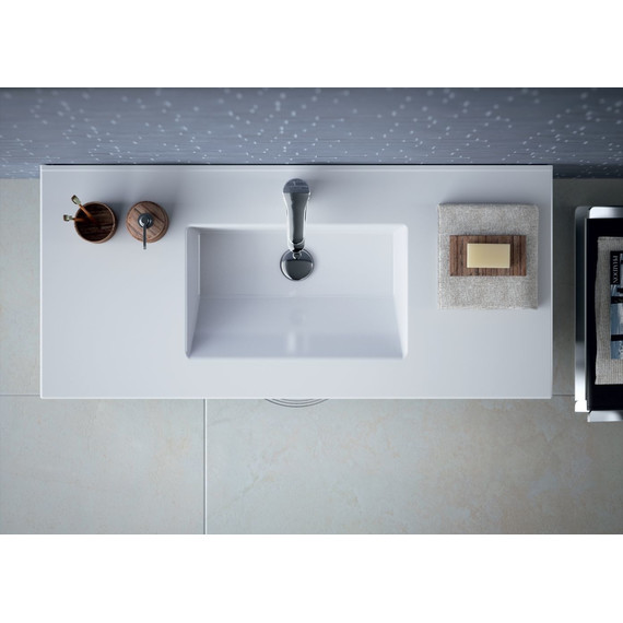 Тумба подвесная с раковиной Jacob Delafon Ola 100 см EB392RU-J5, белый фото 9