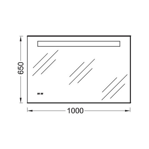 Зеркало Jacob Delafon Formilia Led 100 см EB1161-NF - 4 Зеркало Jacob Delafon Formilia Led 100 см EB1161-NF фото 4