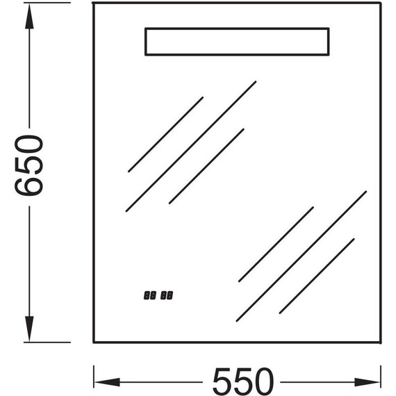 Зеркало Jacob Delafon Formilia Led 55 см EB1158-NF фото 3
