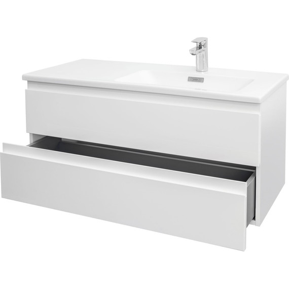 Тумба подвесная с раковиной Jacob Delafon Madeleine 100 см R EB2055-J5, белый - 5 Тумба подвесная с раковиной Jacob Delafon Madeleine 100 см R EB2055-J5, белый фото 5